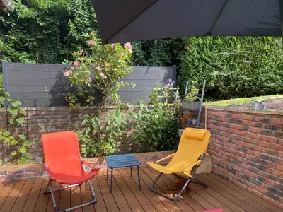 Jardin de l'établissement La Maison Angèle