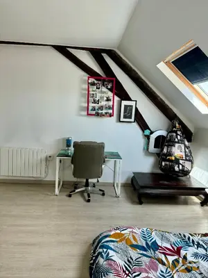 Coin salon dans l'établissement maison cosy et chic