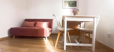 Coin salon dans l'établissement Appartement T2 au 1er étage