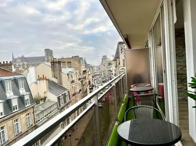 Balcon ou terrasse dans l'établissement L'Ange Au Sourire