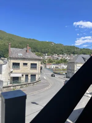 Vue générale sur la montagne ou vue sur la montagne depuis l'appartement