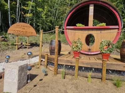 Jardin de l'établissement La Bar La Bonne