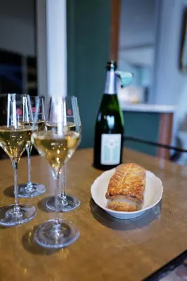 Boissons dans l'établissement Maison au cœur des vignes