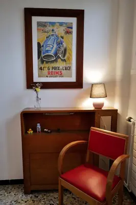 Coin salon dans l'établissement Maison au cœur des vignes