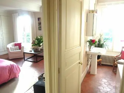 Un ou plusieurs lits dans un hébergement de l'établissement Clos Florésine B&B