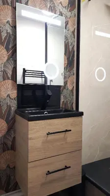 Cuisine ou kitchenette dans l'établissement Gite Urbain - La Capsule - Parking