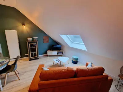 Coin salon dans l'établissement Le Colombier