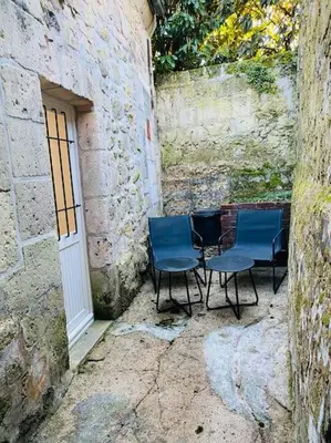 Coin salon dans l'établissement Maison de charme