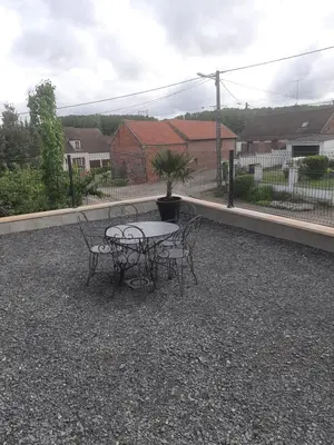 Vue générale sur la montagne ou vue sur la montagne depuis la maison de vacances