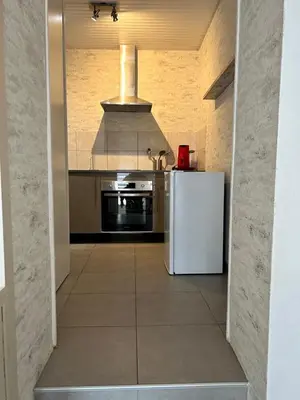 Cuisine ou kitchenette dans l'établissement Appartement 29E à Mailly-le-camp