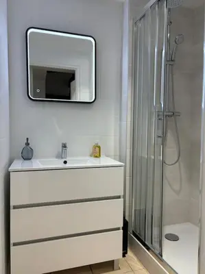 Salle de bains dans l'établissement L appart'