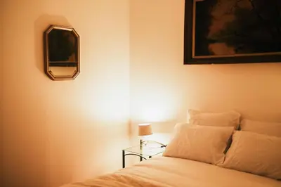 Coin salon dans l'établissement La Chouette - Appartement 70m2 PMR