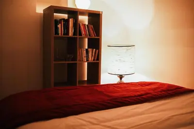 Un ou plusieurs lits dans un hébergement de l'établissement La Chouette - Appartement 70m2 PMR