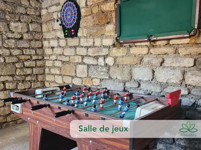 Plan de l'établissement Logement cocooning 2-4 personnes avec Salle de jeux