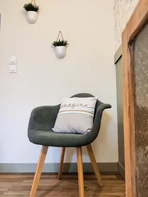 Coin salon dans l'établissement La petite Flânerie