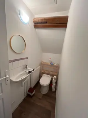 Salle de bains dans l'établissement Logement cosy et confortable.