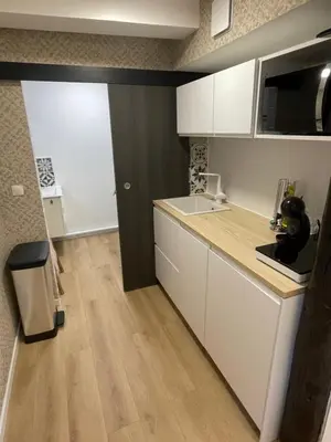 Cuisine ou kitchenette dans l'établissement Bmco cottage