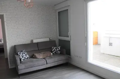 Un ou plusieurs lits dans un hébergement de l'établissement 3 pièces + terrasse dernier étage proche centre