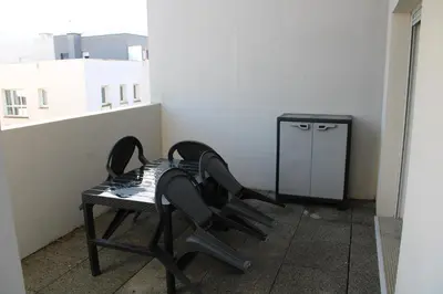 Plan de l'établissement 3 pièces + terrasse dernier étage proche centre
