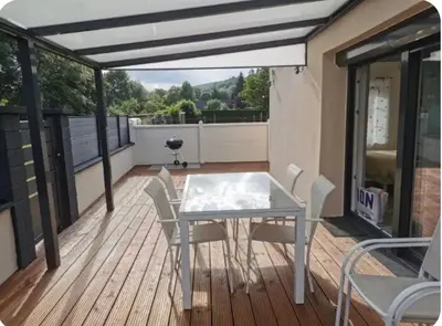 Balcon ou terrasse dans l'établissement La petite maison