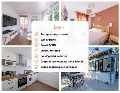 Cuisine ou kitchenette dans l'établissement Le Saint tilleul - Maison - Jardin -10' Disneyland