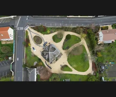 Vue panoramique sur l'établissement Maison de maître - Les Marizys