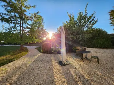 Jardin de l'établissement Maison de maître - Les Marizys