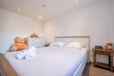 Un ou plusieurs lits dans un hébergement de l'établissement Magnifique maison de ville - parking - proche Disney