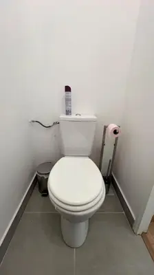 Salle de bains dans l'établissement Le Nid Champenois