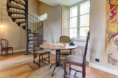 Plan de l'établissement La petite châtelaine - Charmante maison au calme