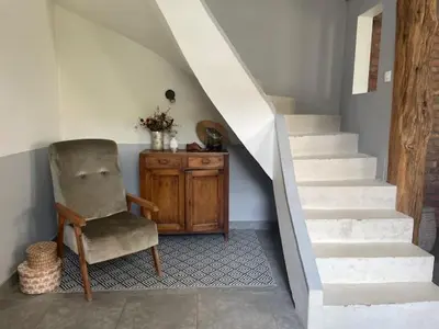 Plan de l'établissement calme d'une fermette picarde