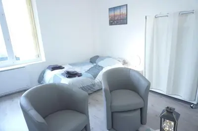 Coin salon dans l'établissement Studio Cosy proche gare