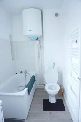 Salle de bains dans l'établissement Studio Cosy proche gare