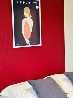 Un ou plusieurs lits dans un hébergement de l'établissement Duplex Laon'Tre-Deux