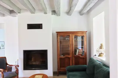 Coin salon dans l'établissement Gite d'ALTONA
