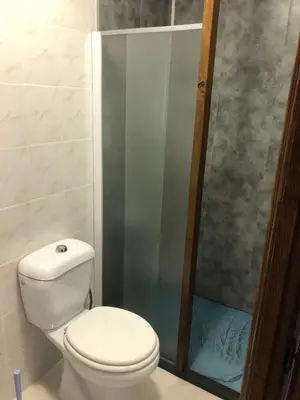 Salle de bains dans l'établissement El Rancho Criollo Le Taillis