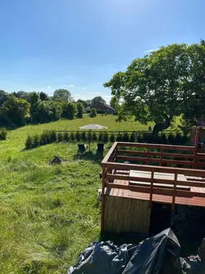 Paysage naturel près de la maison de vacances