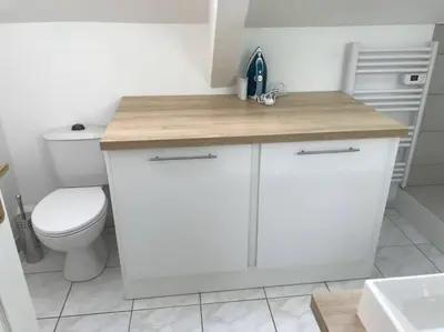 Salle de bains dans l'établissement Le duplex de Talleyrand Hyper Centre