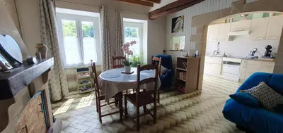 Cuisine ou kitchenette dans l'établissement La Maison du Druide