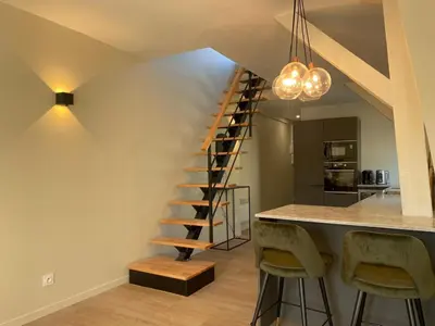 Cuisine ou kitchenette dans l'établissement Chez Alexine