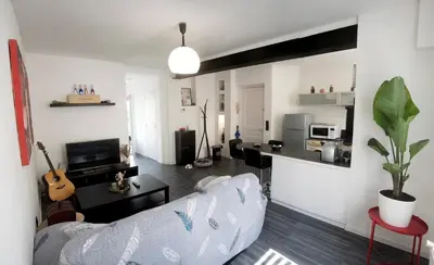 Cuisine ou kitchenette dans l'établissement Le Saint NICAISE
