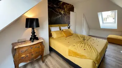 Un ou plusieurs lits dans un hébergement de l'établissement Halte à la Tour Balhan Château Thierry