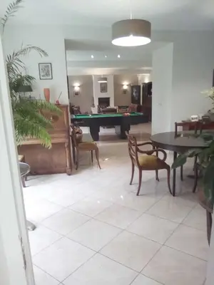 Coin salon dans l'établissement Maison de village