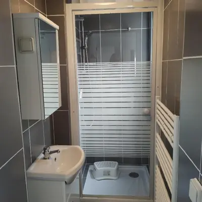 Salle de bains dans l'établissement Dans le Centre historique