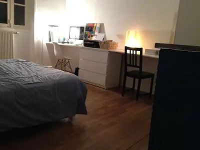Un ou plusieurs lits dans un hébergement de l'établissement Maison ancienne de 170 m2
