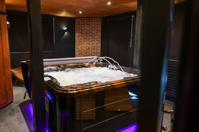 Plan de l'établissement Villa piscine jacuzzi étang ,la casa del cookie 2