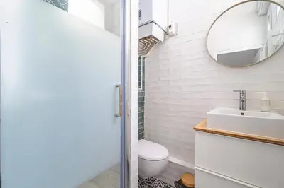 Salle de bains dans l'établissement Le Charmant Bacquenois