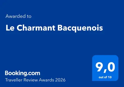 Certificat, récompense, panneau ou autre document affiché dans l'établissement Le Charmant Bacquenois