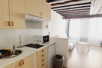 Cuisine ou kitchenette dans l'établissement Super studio coup de cœur Disney