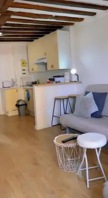 Cuisine ou kitchenette dans l'établissement Super studio coup de cœur Disney